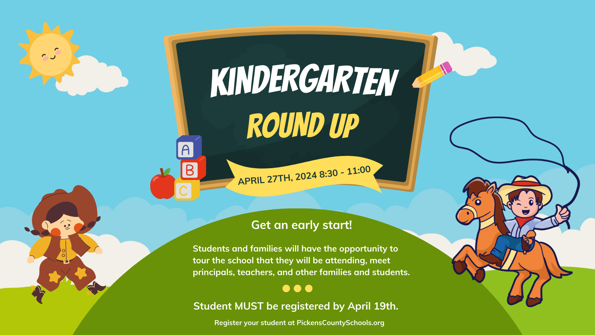 Kindergarten Round Up - April 27th
